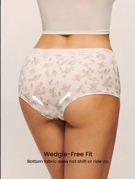 Panti de algodón estilo boyshort M